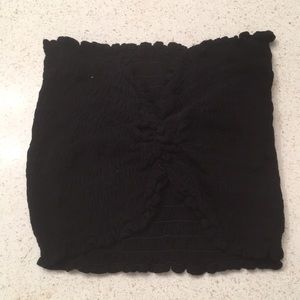 Black crop top
